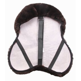 Sheepskin Horse Saddle Cover Supplier - Lambskin Wool Seat for English Saddles