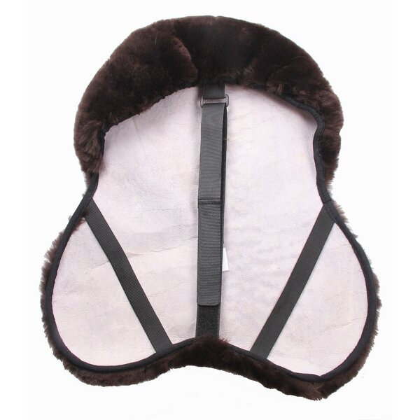 Sheepskin Horse Saddle Cover Supplier - Lambskin Wool Seat for English Saddles