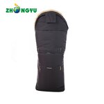 Baby Footmuff Sleeping Bag Manufacturer - Best Selling Sheepskin Grey for Stroller