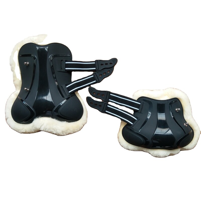 Horse Sheepskin Boots Supplier - Durable Leg Protection Genuine Comfortable