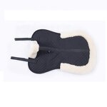 Sheepskin Quilted Half Saddle Pad Manufacturer - Custom Made Felt Black English