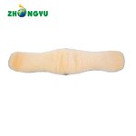 English Sheepskin Girth Manufacturer - Custom Made Dressage Natural Color