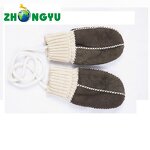 Sheepskin Mittens Factory - Winter Warm Kids Brown Leather for Girls Boys