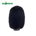 Sheepskin Mitten Manufacturer - Black High Quality Quilted Horse Care