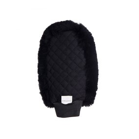 Sheepskin Mitten Manufacturer - Black High Quality Quilted Horse Care
