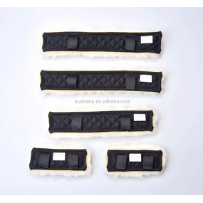 Horse Noseband Headcollar Covers Factory - Sheepskin Quiled Cotton Bridle Accessories