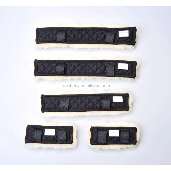 Horse Noseband Headcollar Covers Factory - Sheepskin Quiled Cotton Bridle Accessories