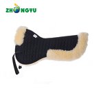 Sheepskin Half Saddle Pad Manufacturer - Custom Made Numnah Wool Riding