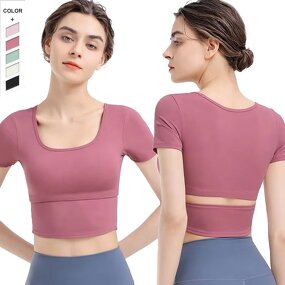 Yoga Top Manufacturer - OEM Custom Women's High Elastic Seamless