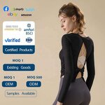 Yoga Fitness Top Manufacturer - OEM/ODM Hot Selling Long Sleeve Slim