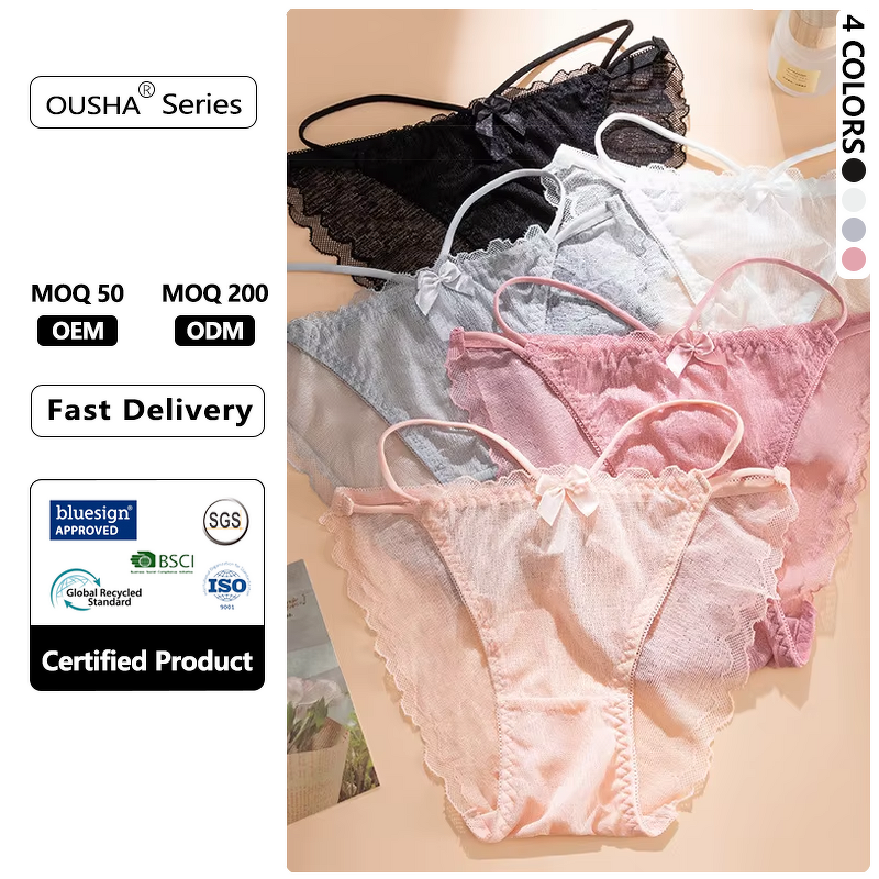 Women Underwear Briefs Manufacturer - OEM/ODM High Quality Sexy Transparent