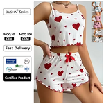 Women's Pajama Set Manufacturer - OEM Custom Cross-border Heart Style