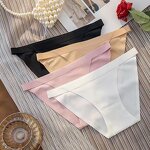 Thong Underwear Manufacturer - Factory Custom Ice Silk Seamless Mid-rise