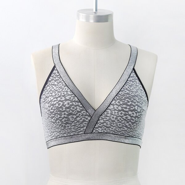 Push-Up Bra Manufacturer - OEM Custom Women's Lace Mesh Crisscross Back