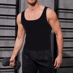 Compression Sports Vest Manufacturer - OEM Custom Men's Knitted Shaping