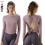 Yoga Fitness Top Manufacturer - OEM/ODM Hot Selling Long Sleeve Slim