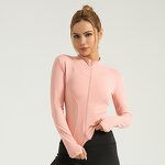 Women's Gym Coat Manufacturer - OEM Custom Long Sleeves Yoga Sports