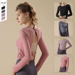 Yoga Fitness Top Manufacturer - OEM/ODM Hot Selling Long Sleeve Slim