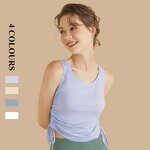 Yoga Fitness Vest Manufacturer - OEM/ODM Quick-Dry Breathable U-Neck