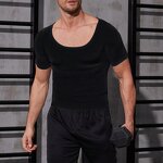 Men's Sports T-Shirt Manufacturer - OEM Custom Waist-Slimming Tummy-Control