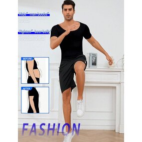 Men's Shapewear Manufacturer - OEM/ODM Sports Short-Sleeve Abdominal Control