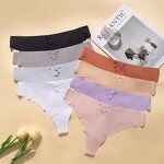 Thong Briefs Manufacturer - Factory Wholesale One-piece Seamless Hollowed