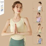 Yoga Fitness Vest Manufacturer - OEM/ODM Quick-Dry Breathable U-Neck