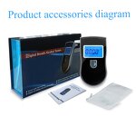 Portable Alcohol Breath Tester Supplier - Newest LCD Display Fast High Accuracy