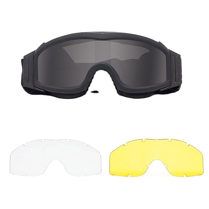 Airsoft Tactical Goggles Manufacturer - Cs Safety Explosion-Proof Anti-Fog Glasses