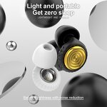 Sleep Earplugs Manufacturer - Silicone Black Soundproof Noise Reduction Set