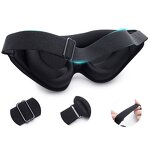 3D Sleeping Eye Mask Supplier - 100% Light Blockade Cool Sports Fabric for Travel