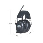 Safety Earmuffs with Blue Tooth Radio Factory - for Mowing NRR 28dB Industrial