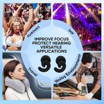 Washable Silicone Earplugs Supplier - Reusable Hearing Protection for Sleeping Work