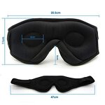 3D Stereo Cotton Eye Mask Manufacturer - Wireless Bluetooth Music for Sleep Travel