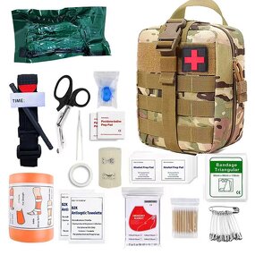 Emergency Medical First Aid Kit Supplier - Molle Pouch Rip-away Tactical for Outdoor Travel