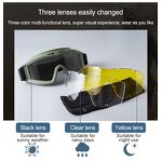 Outdoor Motorcycle Riding Glasses Supplier - Wholesale Sport Glasses Shooting Windproof Tactical