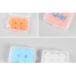 Silicone Earplug Supplier - Noise Reduction Reusable for Swimming Sleeping