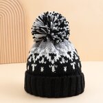 Winter Hats Manufacturer - OEM Cat Ear Furry Fluffy Jacquard Knit Devil
