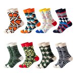 Anime Socks Manufacturer - Wholesale Men Comfortable Crew Cartoon Print
