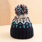 Winter Hats Manufacturer - OEM Cat Ear Furry Fluffy Jacquard Knit Devil