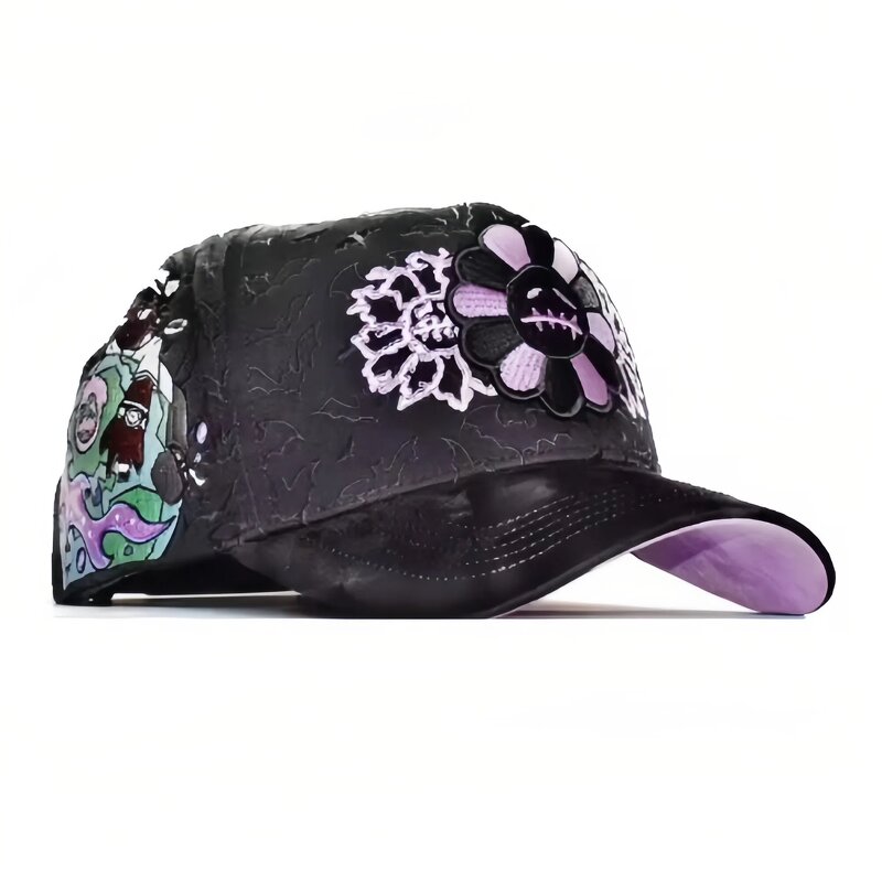 Baseball Caps Manufacturer - OEM G5 Gorra Suede Wide Brim Hat 3d