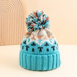 Winter Hats Manufacturer - OEM Cat Ear Furry Fluffy Jacquard Knit Devil