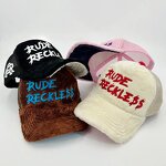 Trucker Cap Manufacturer - Wholesale Unisex Custom Velvet 5 Panel Mesh