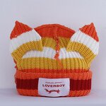Winter Hats Manufacturer - Wholesale Acrylic Two Tone Wool Thick Knitted