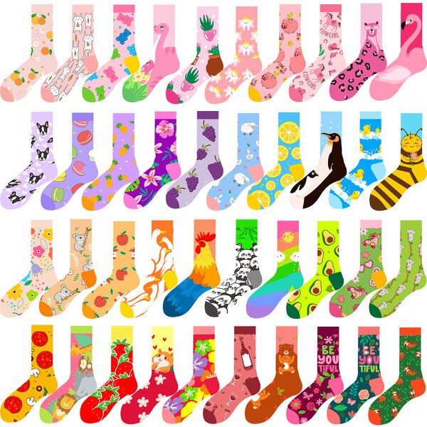 Custom Socks Manufacturer - OEM New Style Colored Hearts Sweet Knitted