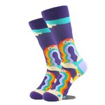 Crew Socks Manufacturer - OEM High Quality Creative AB Asymmetry