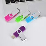 Custom USB Flash Drive Manufacturer - Wholesale 4GB to 64GB Metal Pen Rotary Design