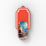 Luminous USB Flash Drive Wholesale - 1GB to 128GB New Year Christmas Metal Drive