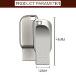 Mini USB Flash Drive Manufacturer - Custom Laser Logo 2.0 16GB 32GB Rotate Crystal