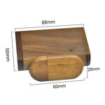 Wooden USB Flash Drive Supplier - Eco Key Memory 4GB to 128GB Pendant